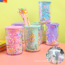 Multiple choice Color Pen Container Fashion Cute Cartoon Desktop Multi-functional Supplies Storage Pen Container